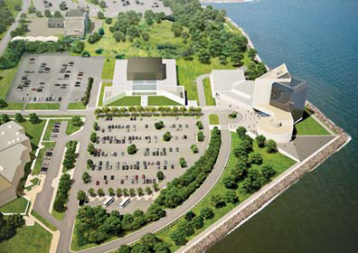 Edward M. Kennedy Institute for the US Senate aerial view